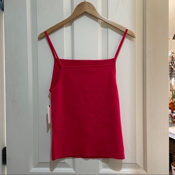NWT Anthropologie Rashida Sweater Tank Top Pink Women’s size medium Summer vac - Picture 3 of 6